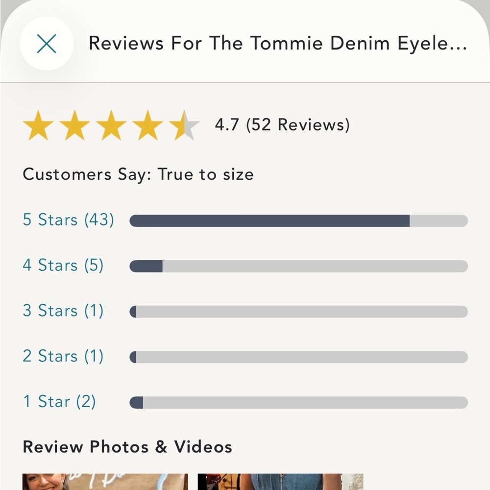 Anthropologie - The Tommie Denim Eyelet Trim Dress - Picture 8 of 8